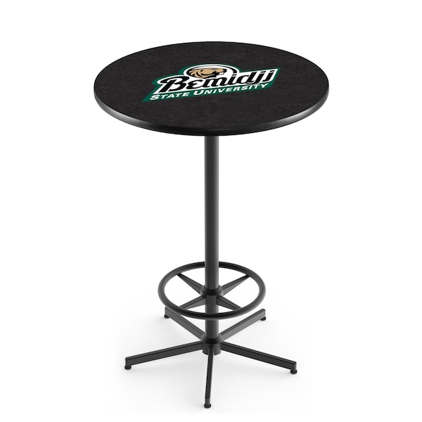 42" Black Bemidji State Pub Table